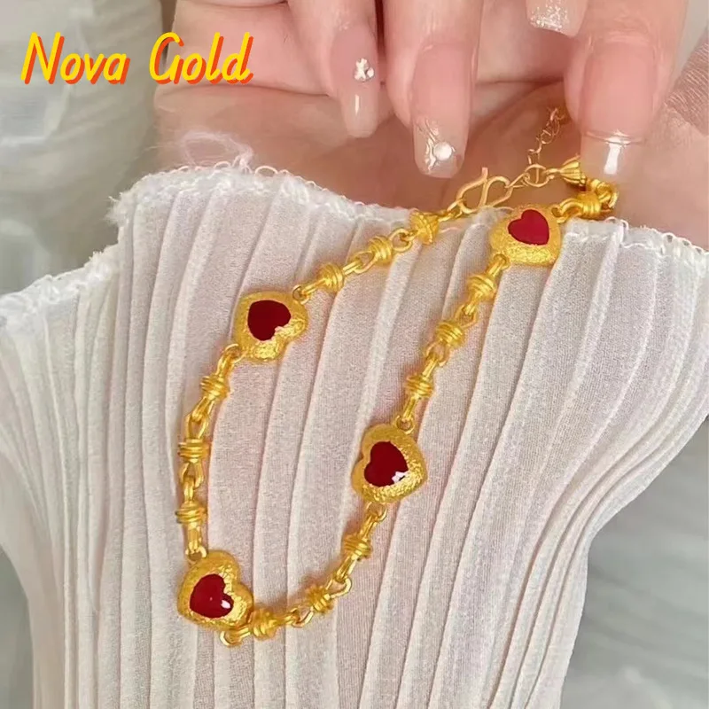 Ethnic Fashion Show - سوار نوفا جولد 9999 بتصميم قلب