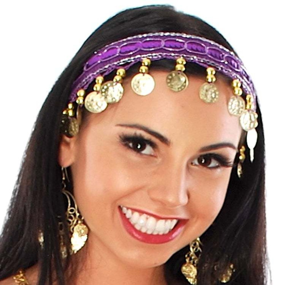 Ethnic Fashion Show - طوق شعر بلاستيكي عصري متعدد الألوان،