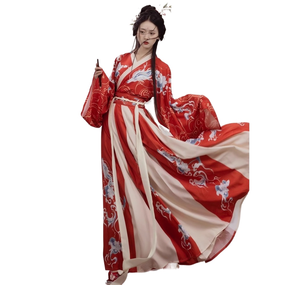 Ethnic Fashion Show - الملابس الصينية التقليدية Hanfu المرأة فستان