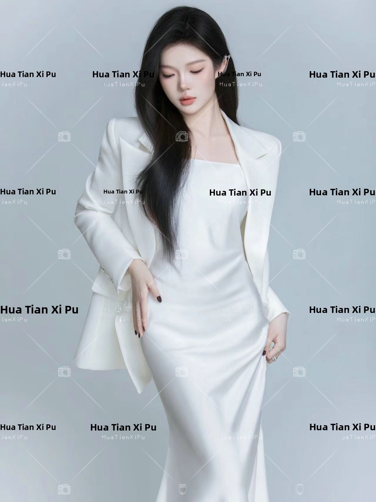 Ethnic Fashion Magazine - 24 Studio جديد طقم أبيض بتصميم