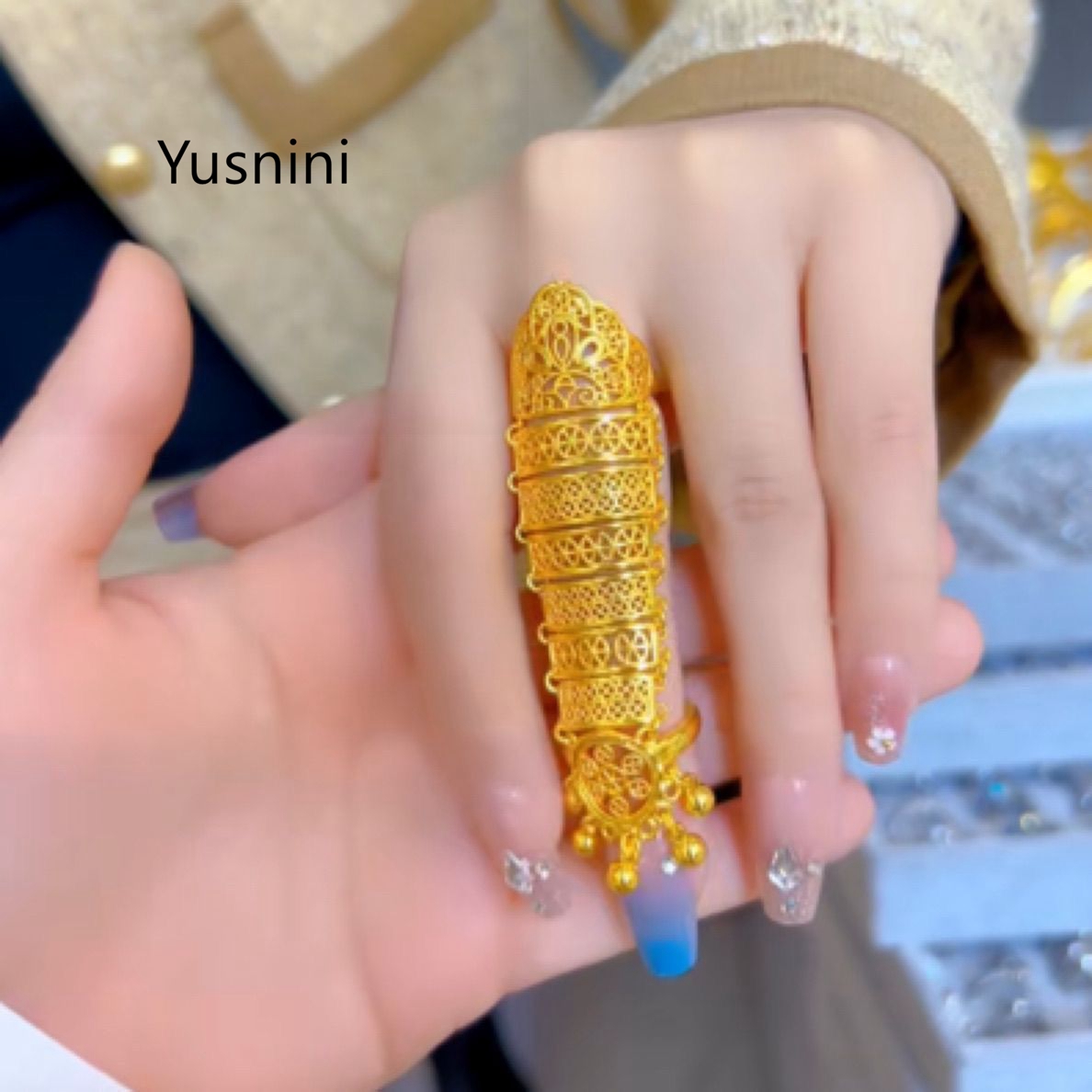 خاتم نسائي جديد رائج على الطرا - مراجعة Ethnic Fashion In Dubai وسعره