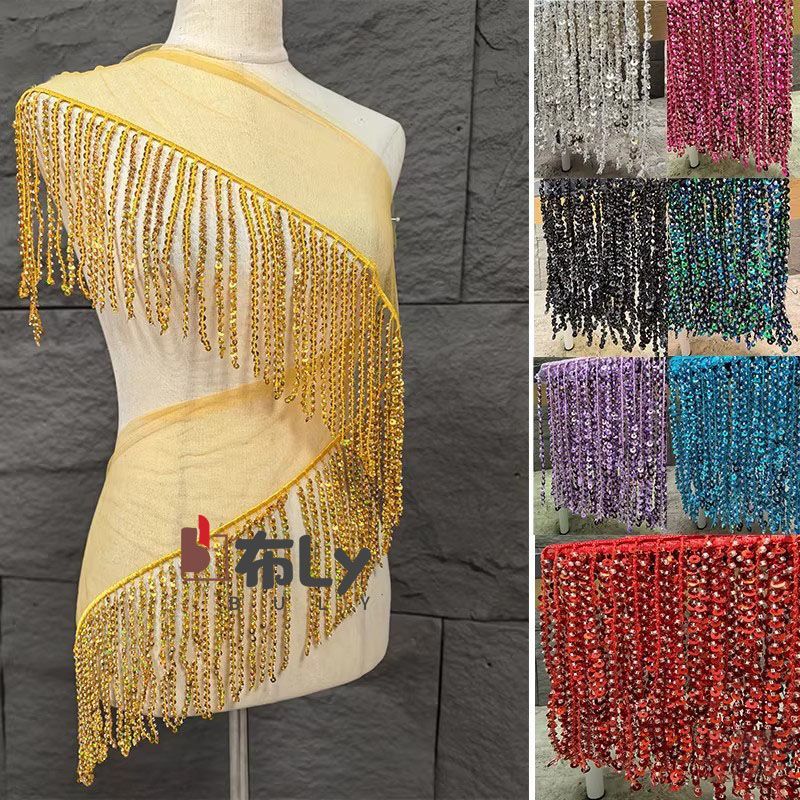شريط زخرفي مطرز بالخرز والترتر - مراجعة Ethnic Fashion Design وسعره