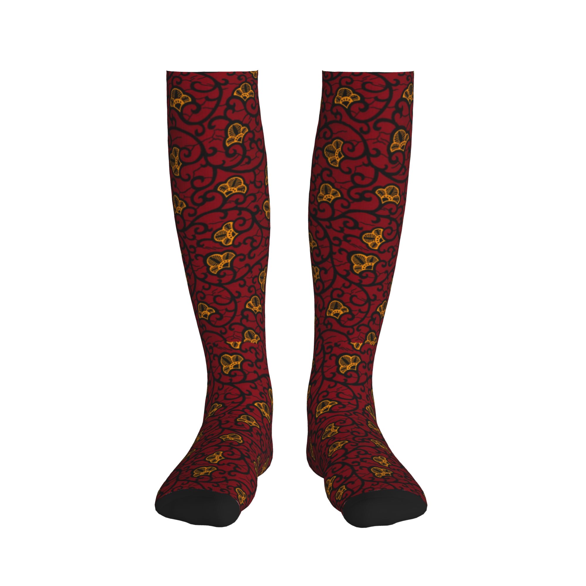 جوارب رجالية لطيفة بتصميم هندس - مراجعة African Ankara Print وسعره